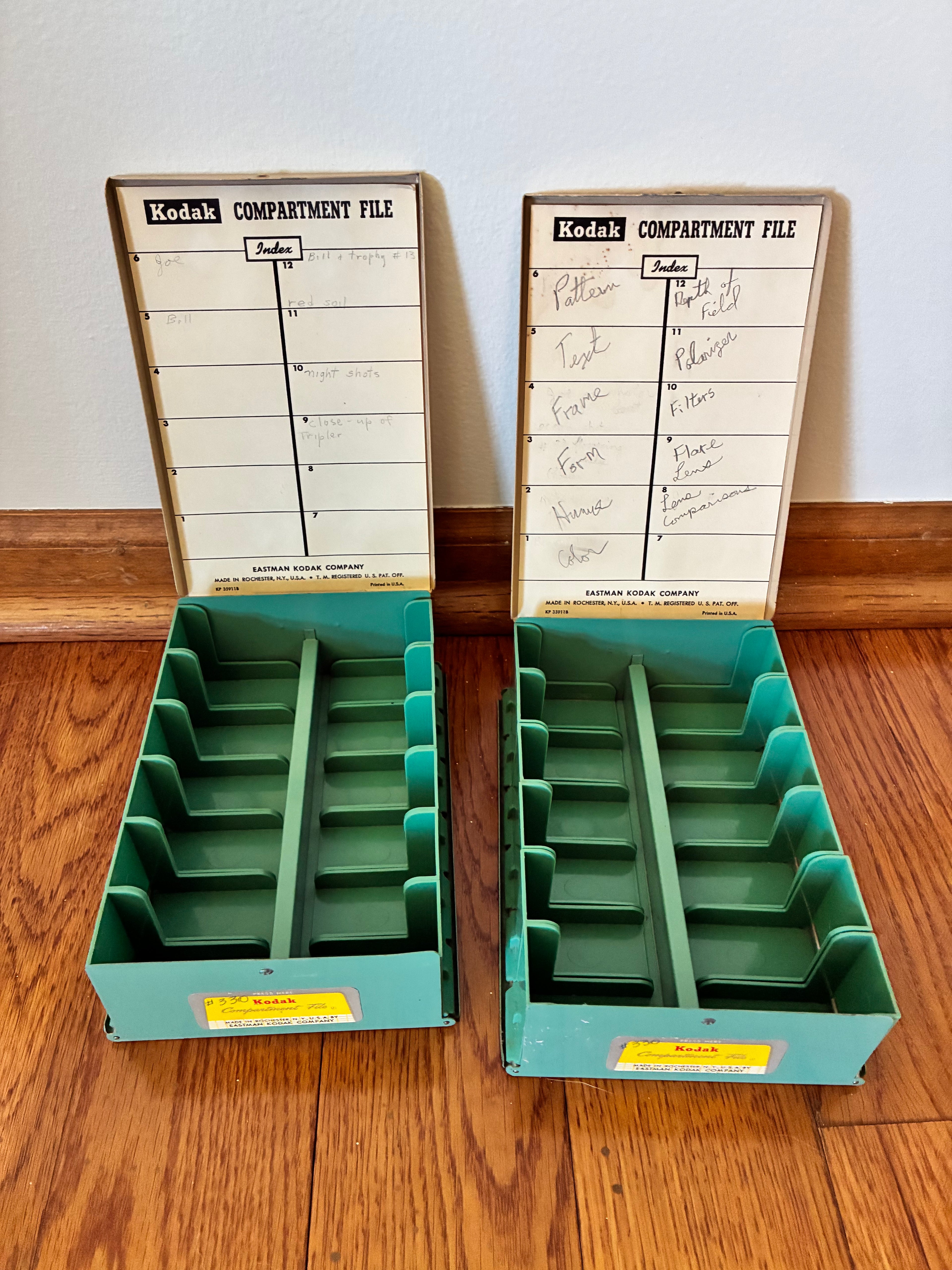 Vintage Kodak Slide Boxes