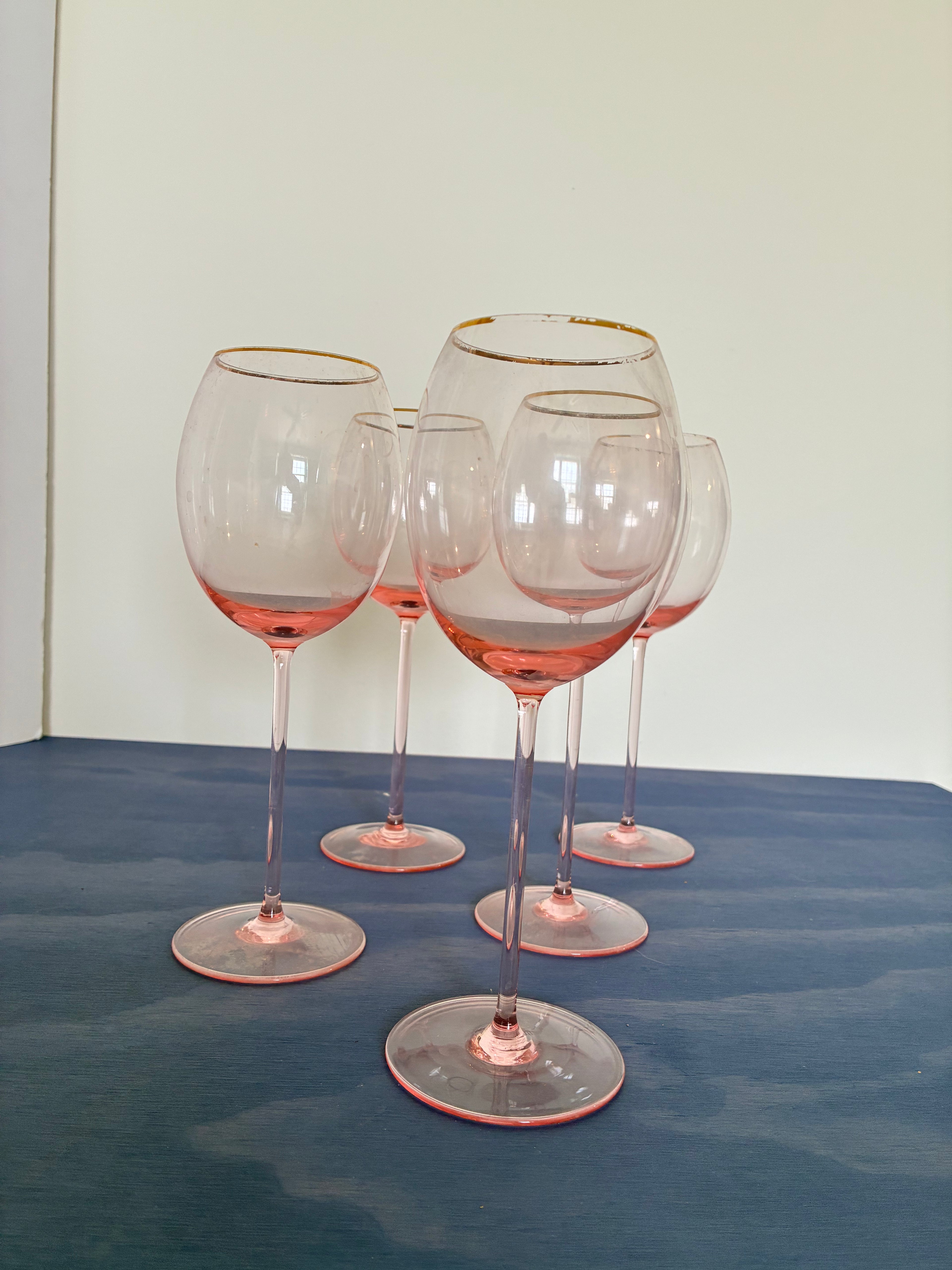 Pink Wine Glasses