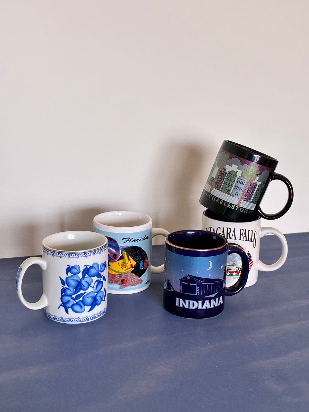 Vintage State Coffee Mugs