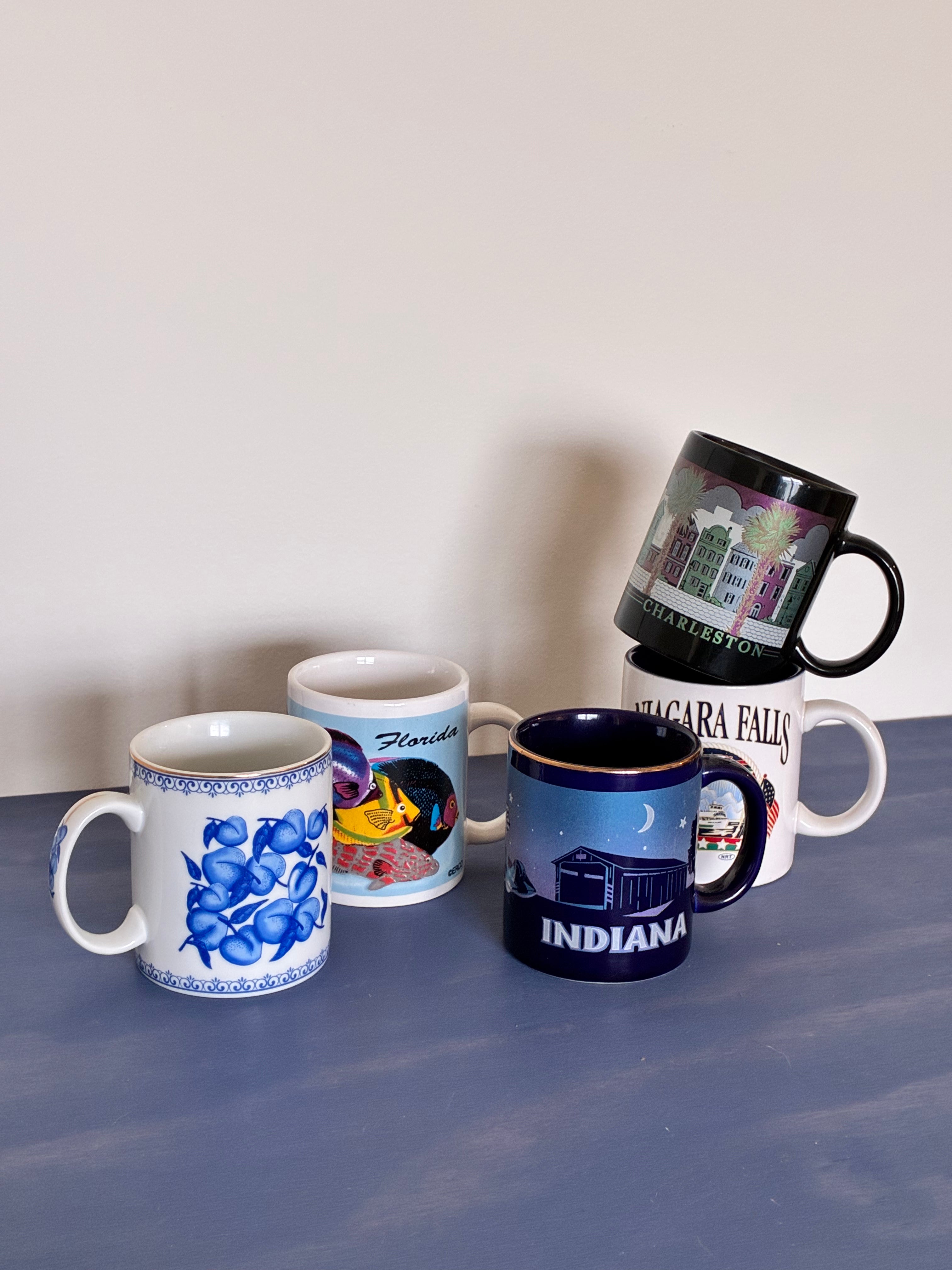 Vintage State Coffee Mugs