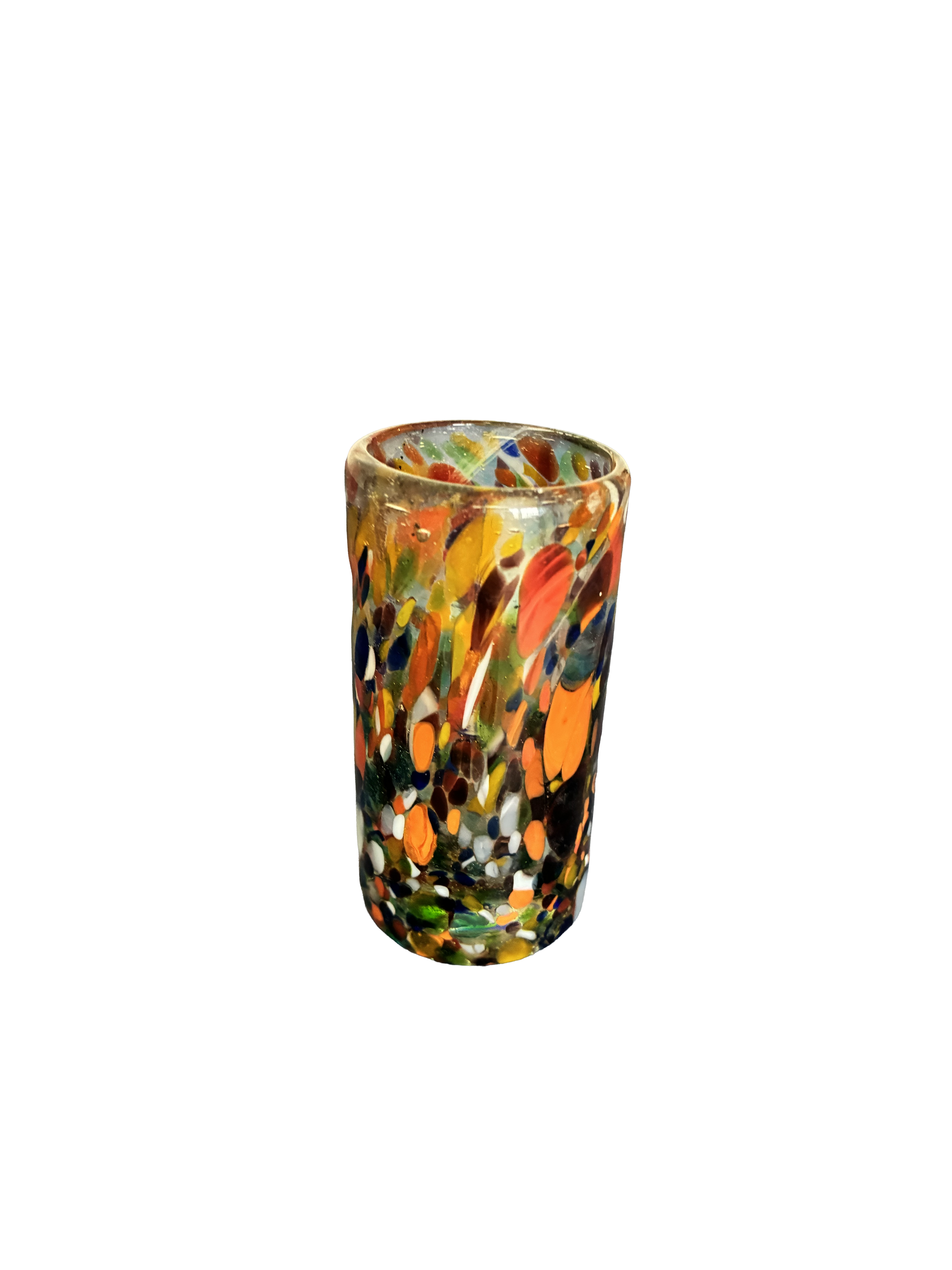 Confetti Handblown Shot Glass