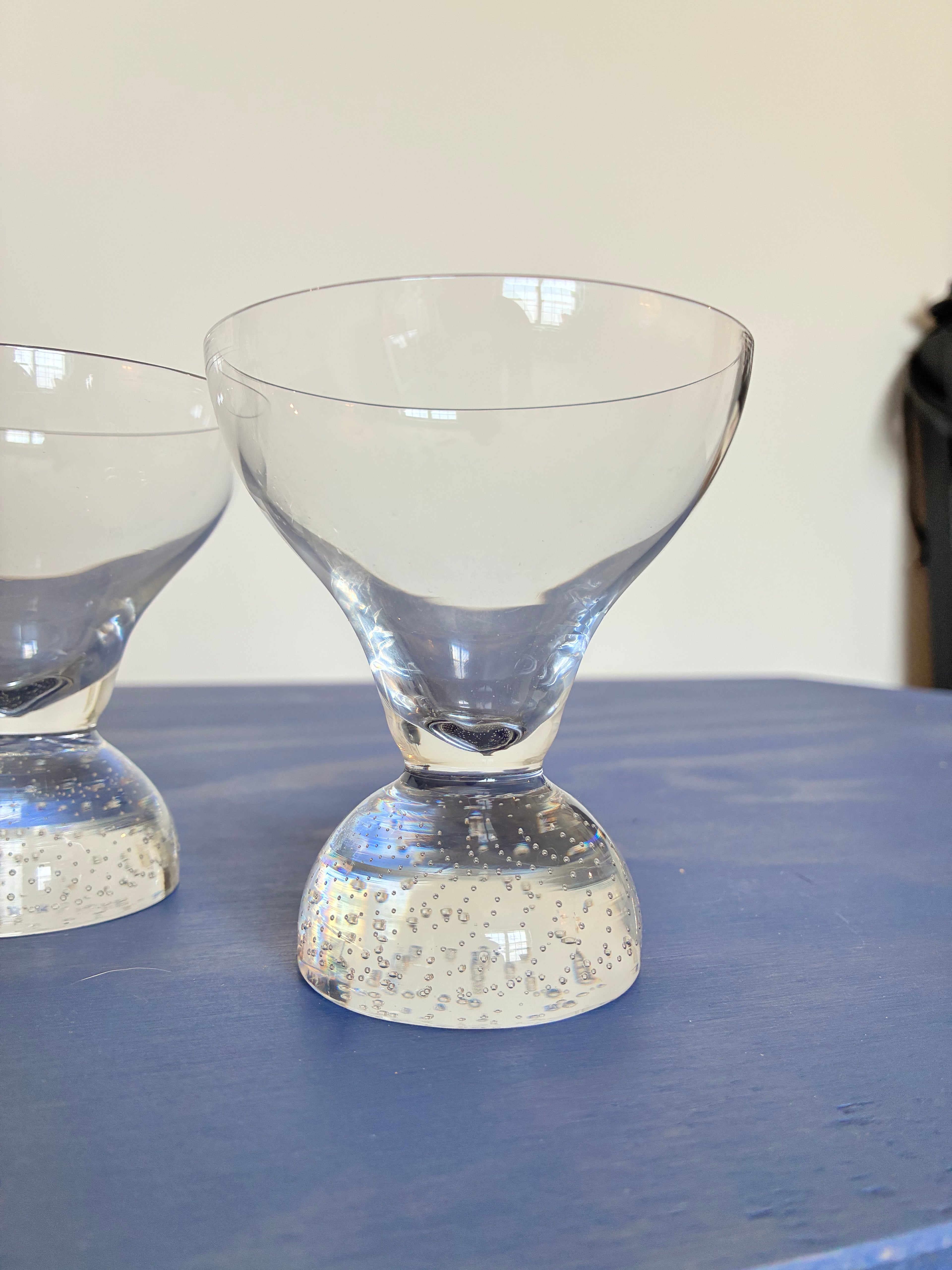 Bubble Martini Glasses