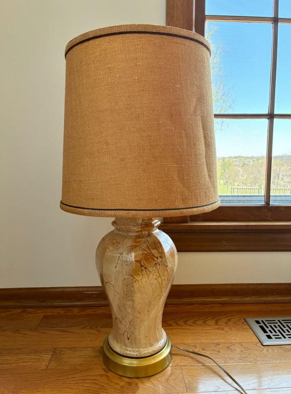 Brown Marble Lamp