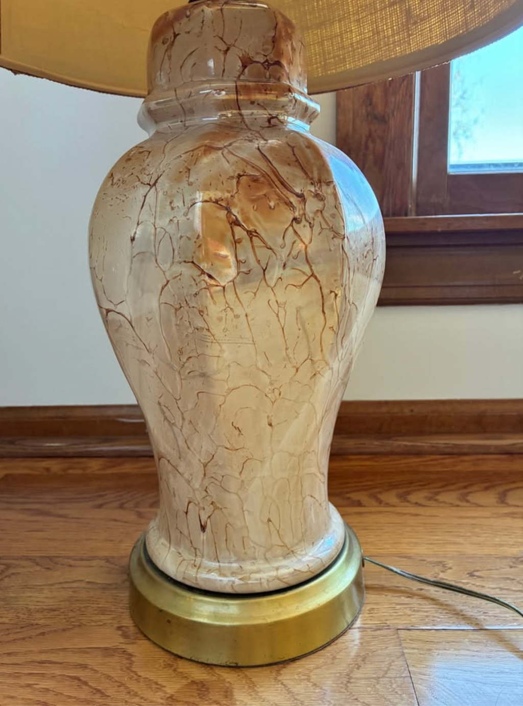 Brown Marble Lamp