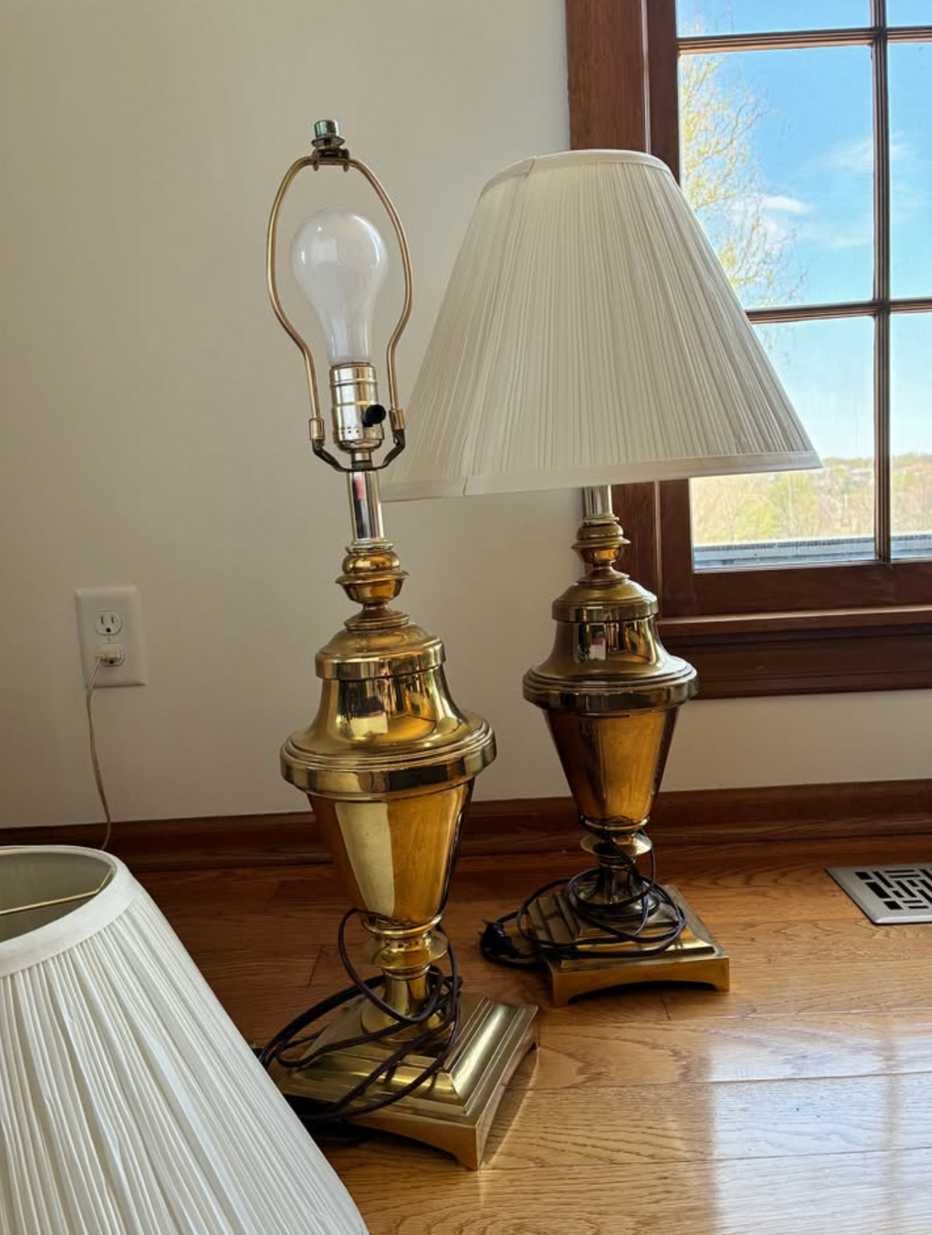 Trophy-style Brass Lamps