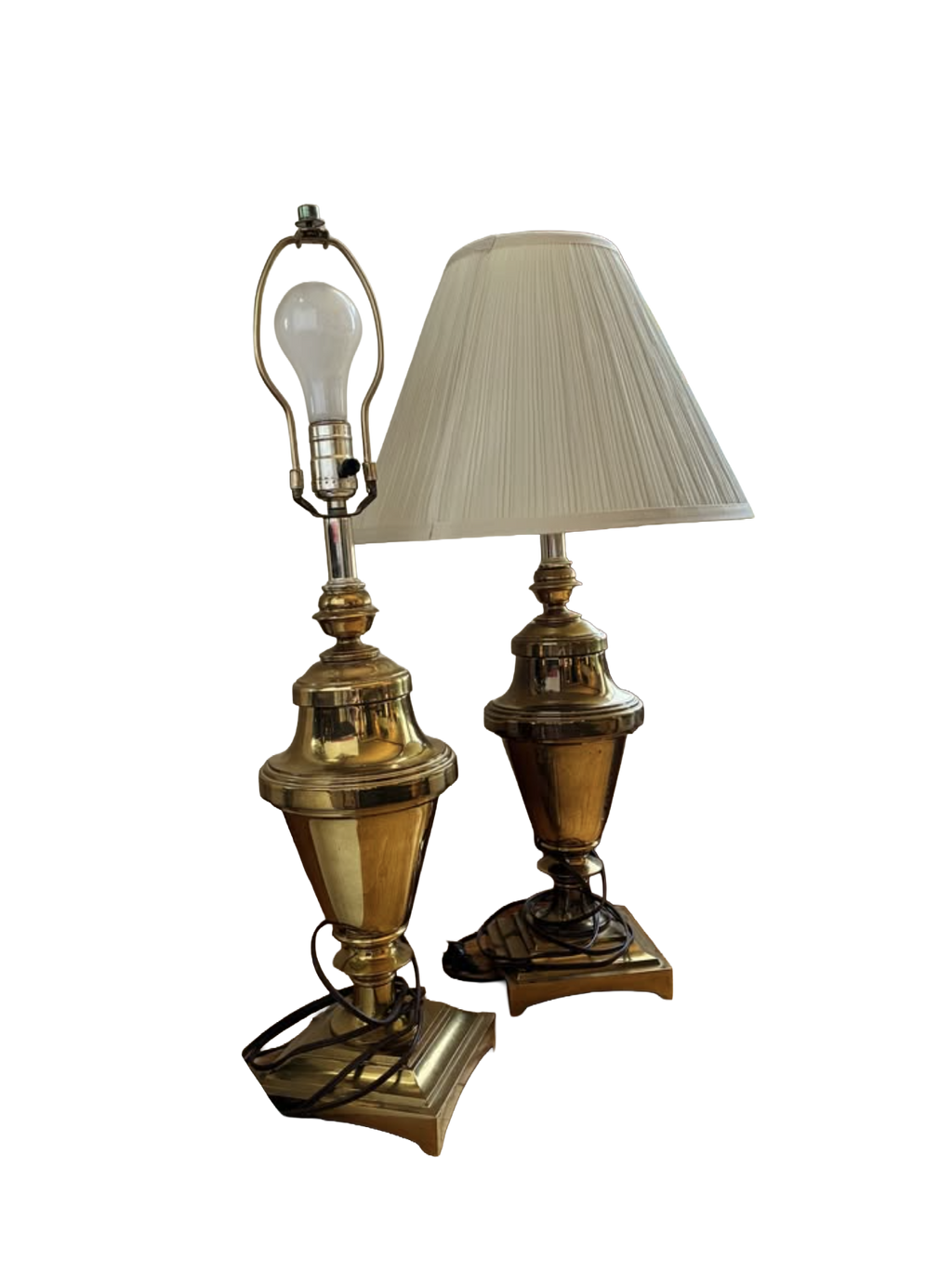 Trophy-style Brass Lamps