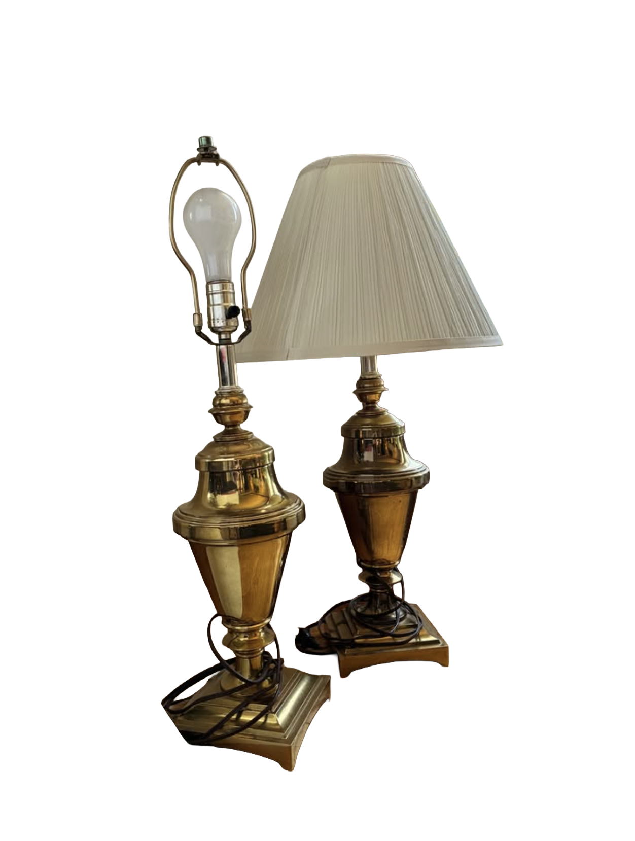 Trophy-style Brass Lamps