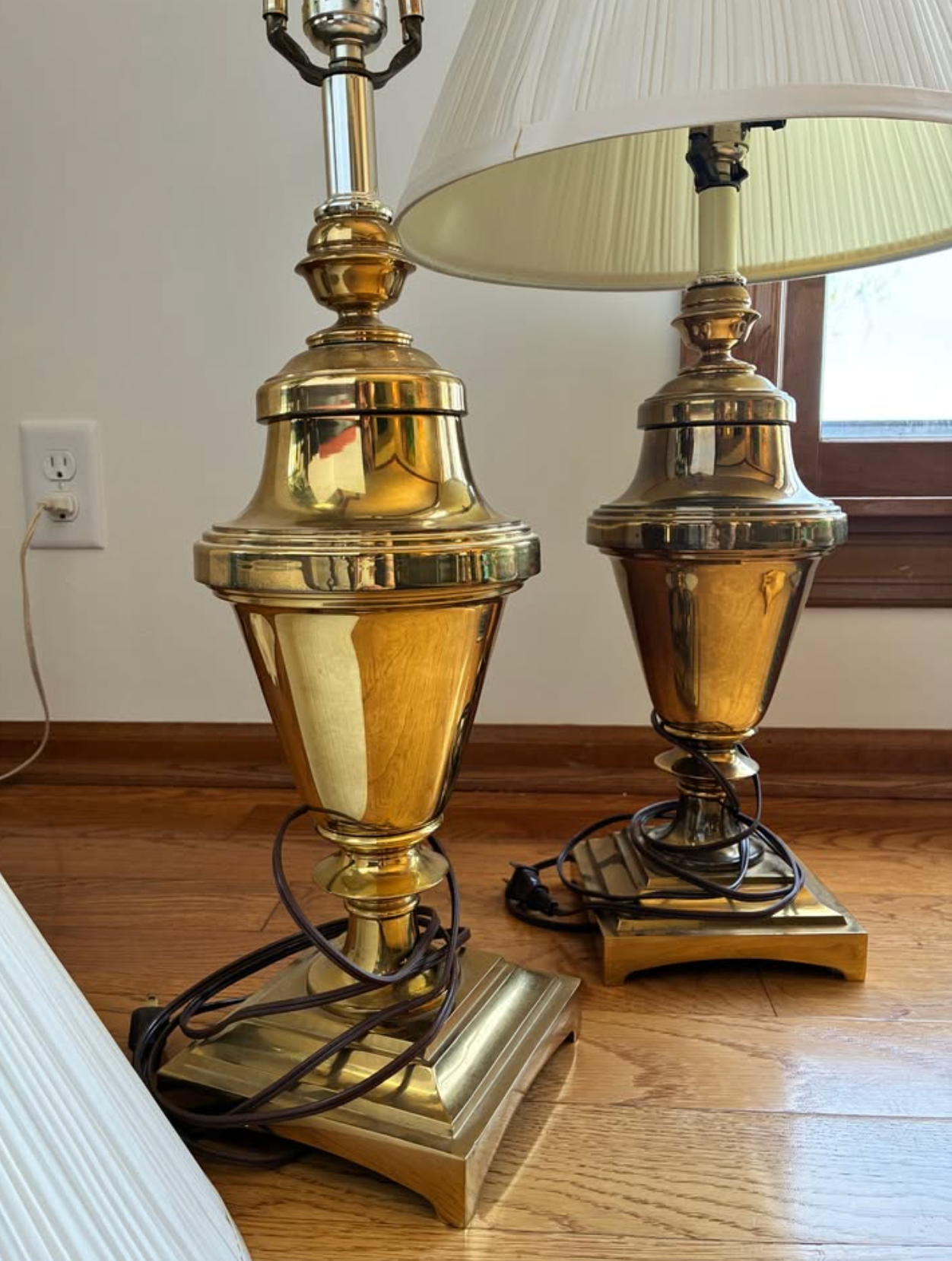 Trophy-style Brass Lamps