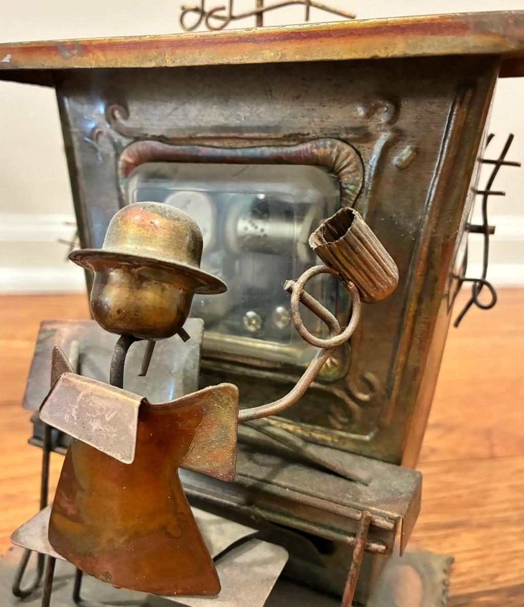 Saloon Piano Player Wind Up Music Box