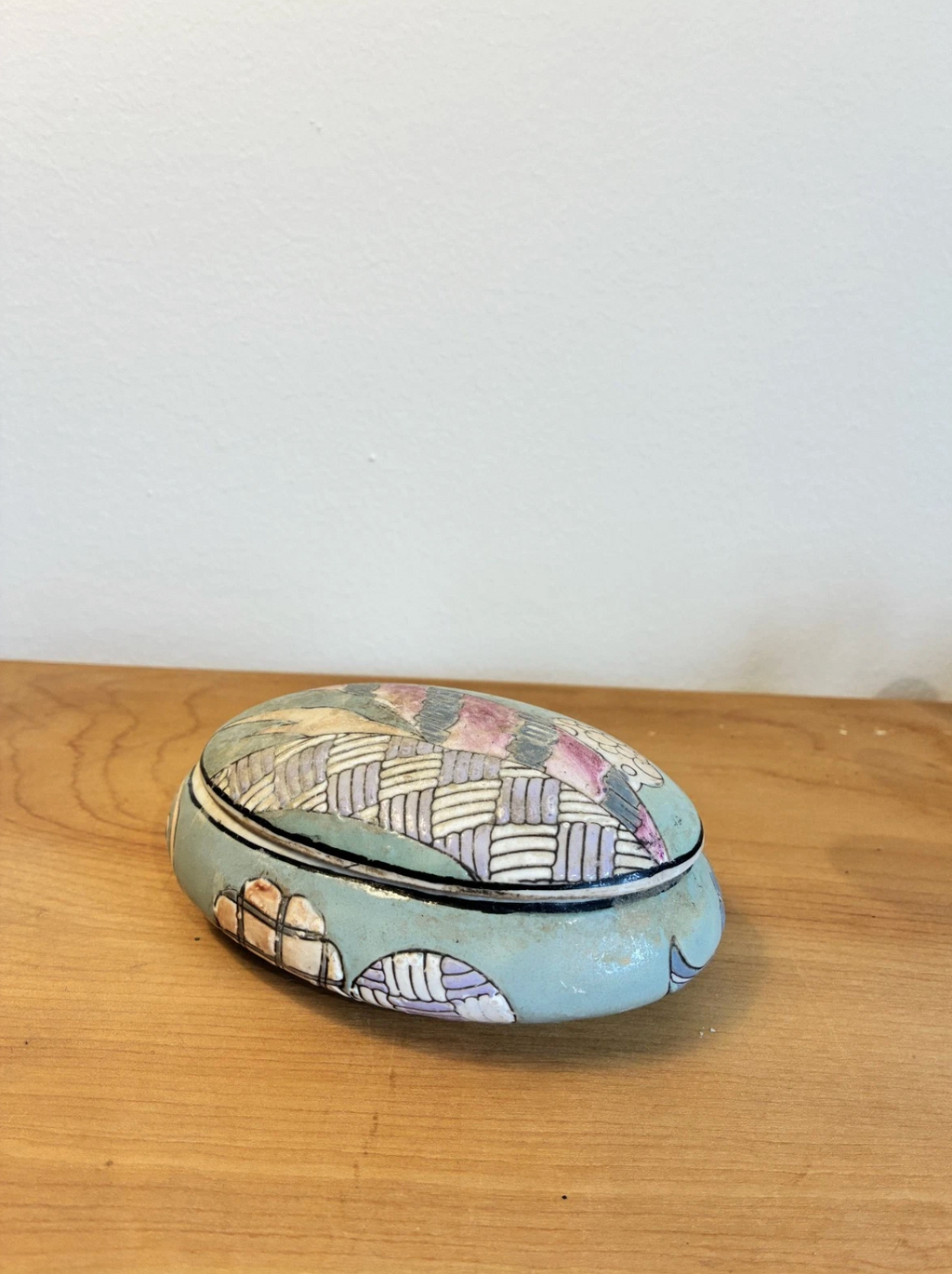 1980s Oval Dish with Lid