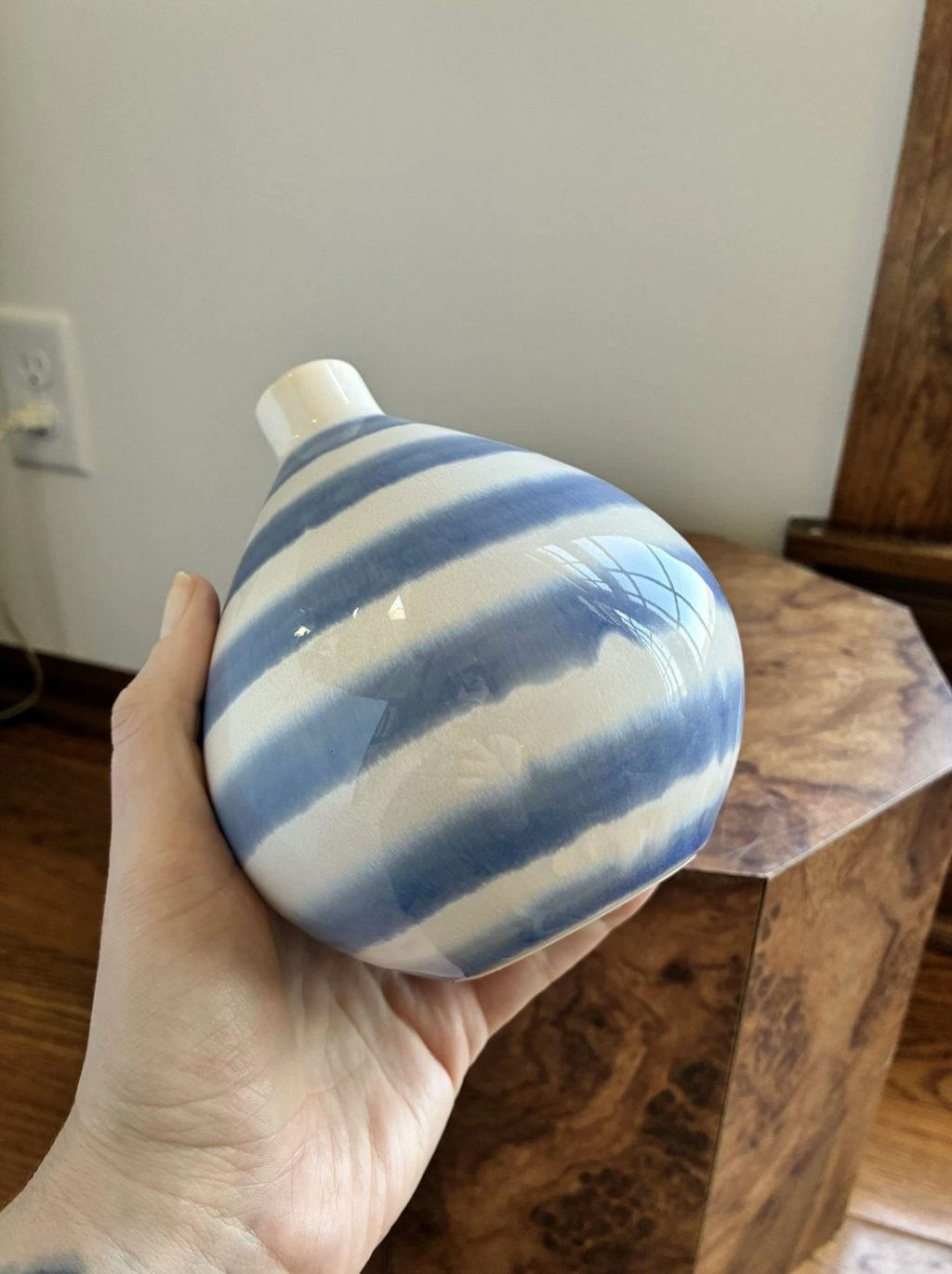 Striped Bud Vase