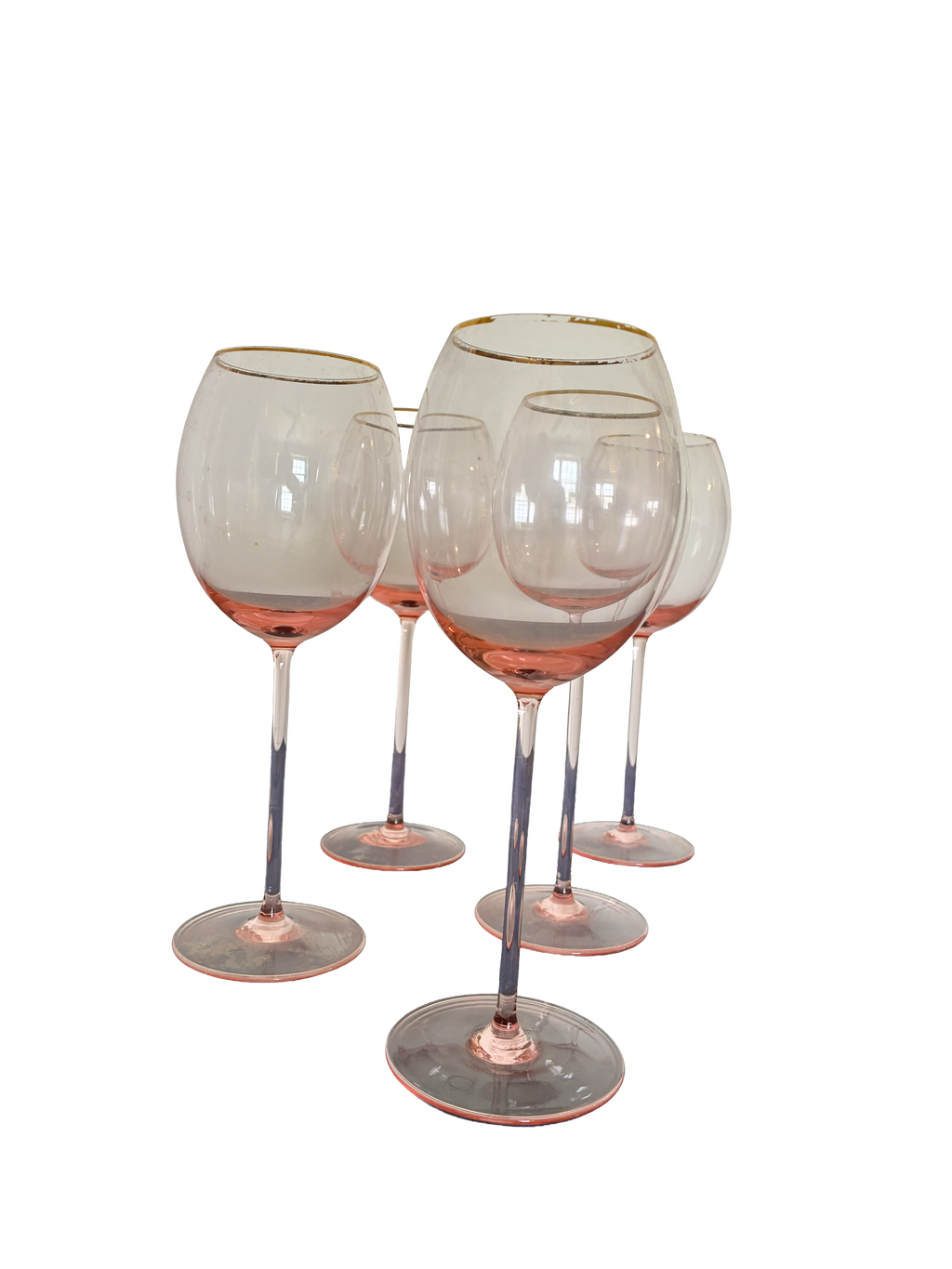 Pink Wine Glasses