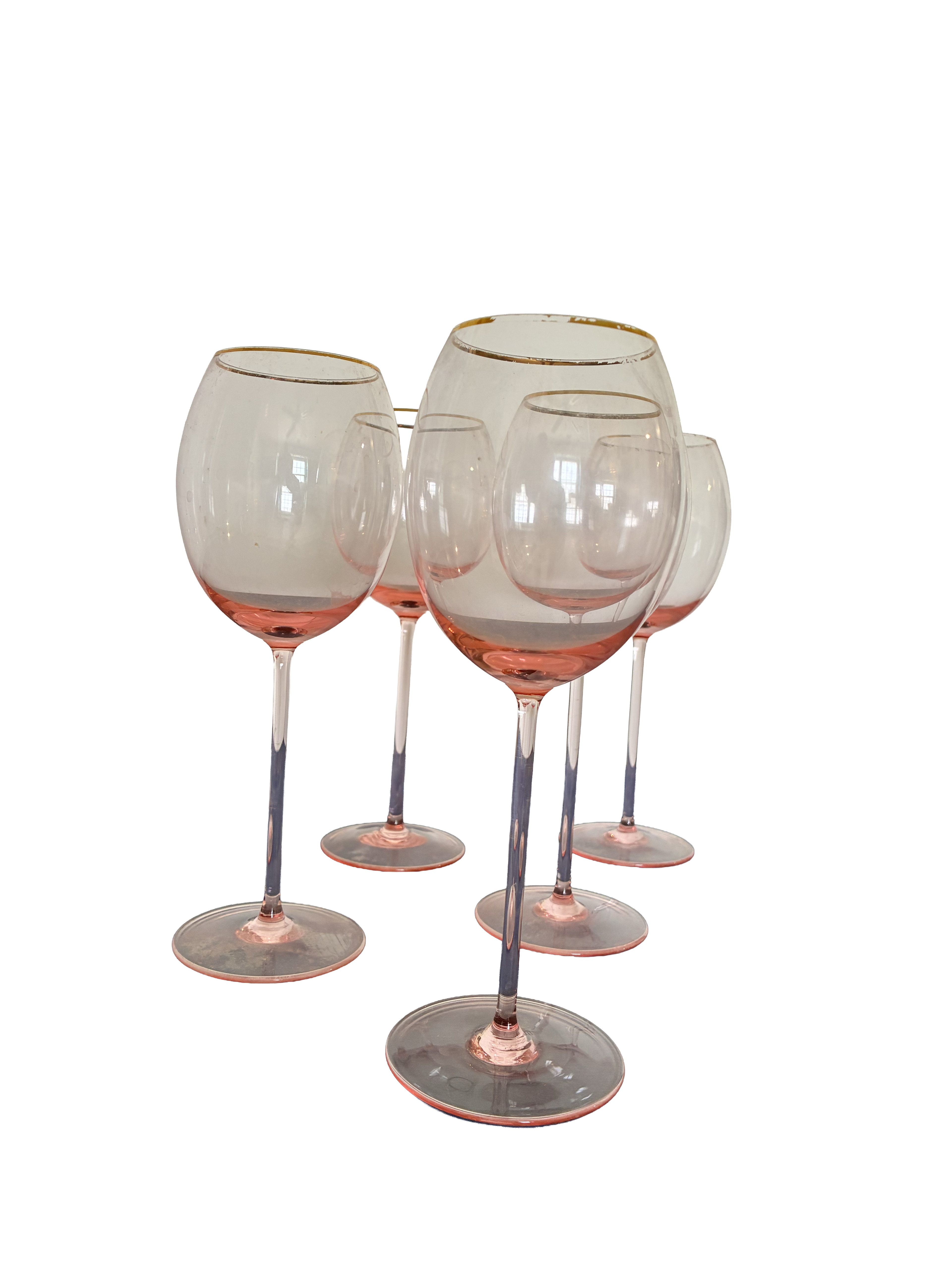 Pink Wine Glasses
