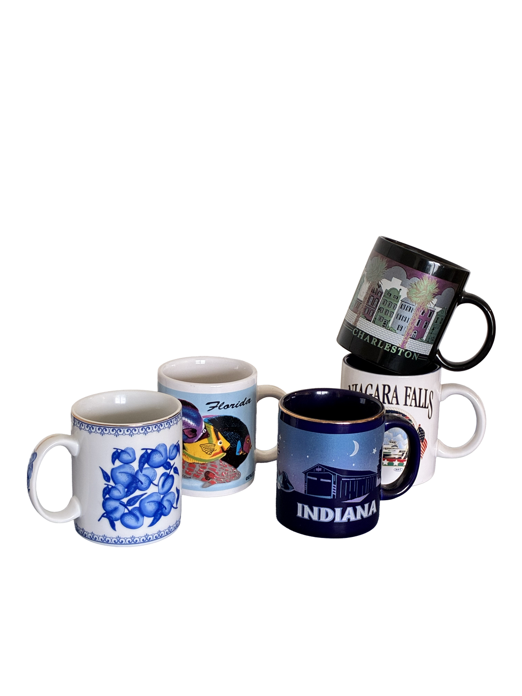 Vintage State Coffee Mugs