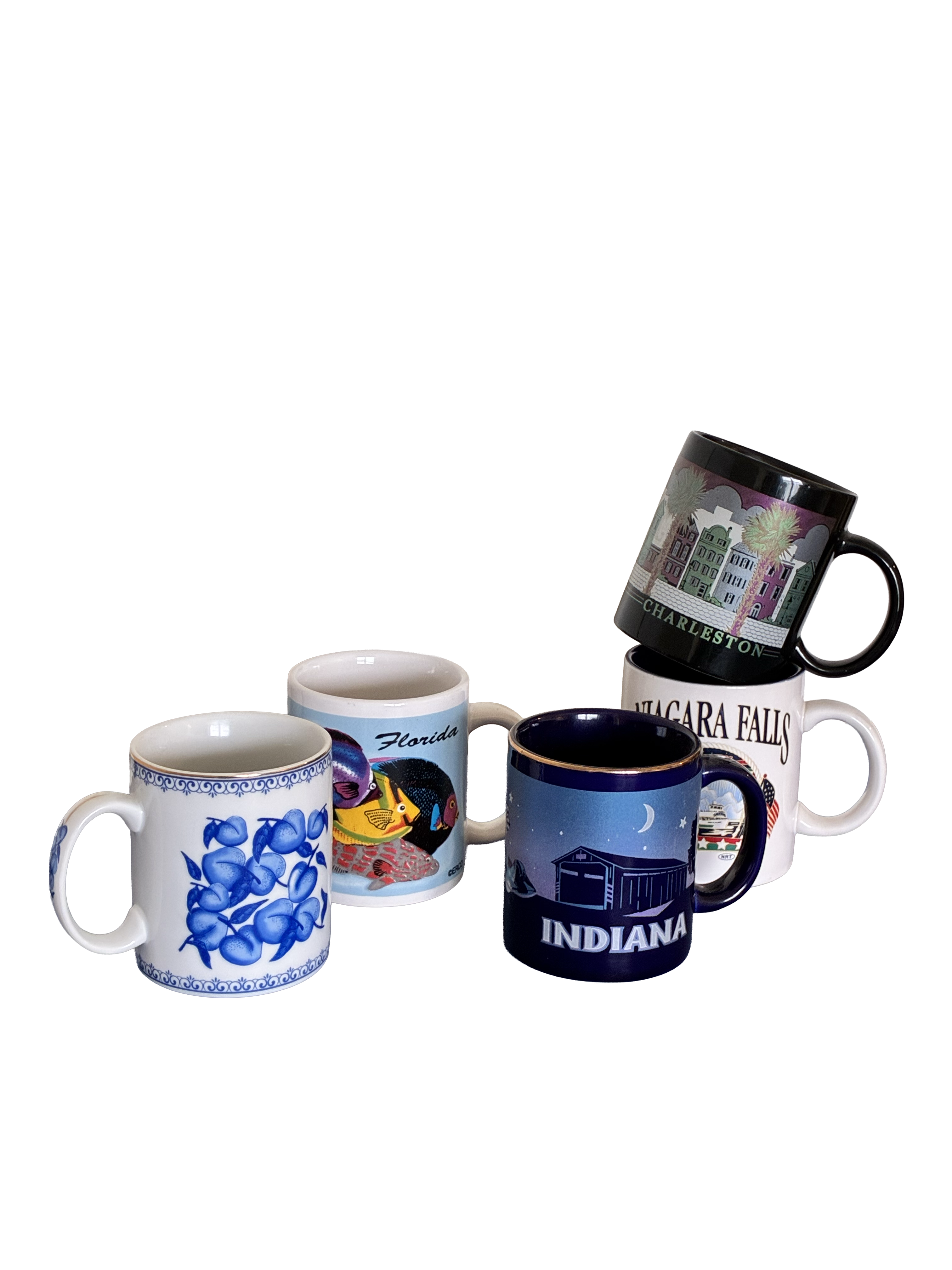 Vintage State Coffee Mugs