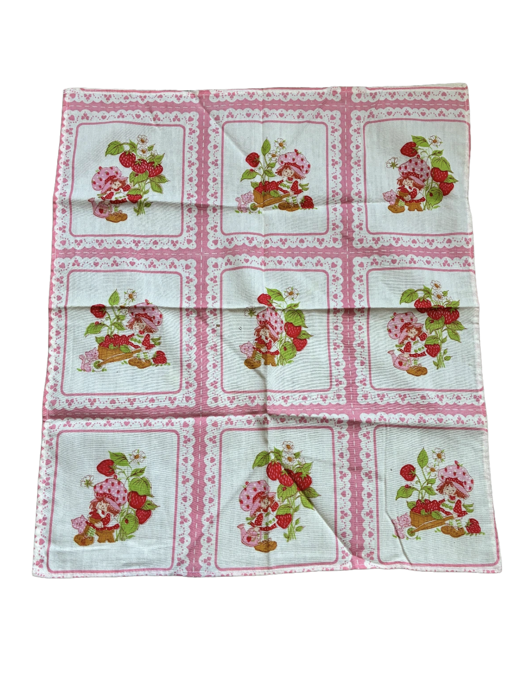 Strawberry Shortcake Handmade Handkerchief
